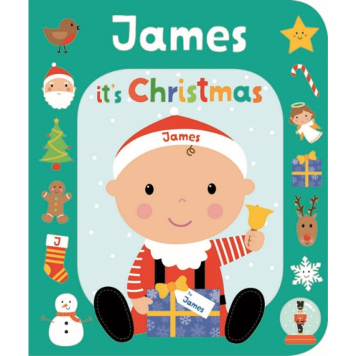 Gardners Personalisation It's Christmas James (bok, board book, eng)