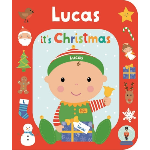 Gardners Personalisation It's Christmas Lucas (bok, board book, eng)