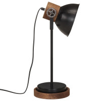 Produktbild för Skrivbordslampa 25 W svart 17x17x50 cm E27