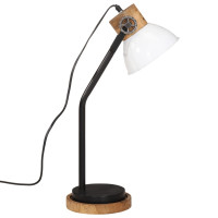 Produktbild för Skrivbordslampa 25 W vit 18x18x60 cm E27