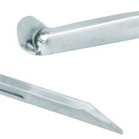 Produktbild för Tältpinnar 24 st 17 cm Ø20 mm galvaniserat stål
