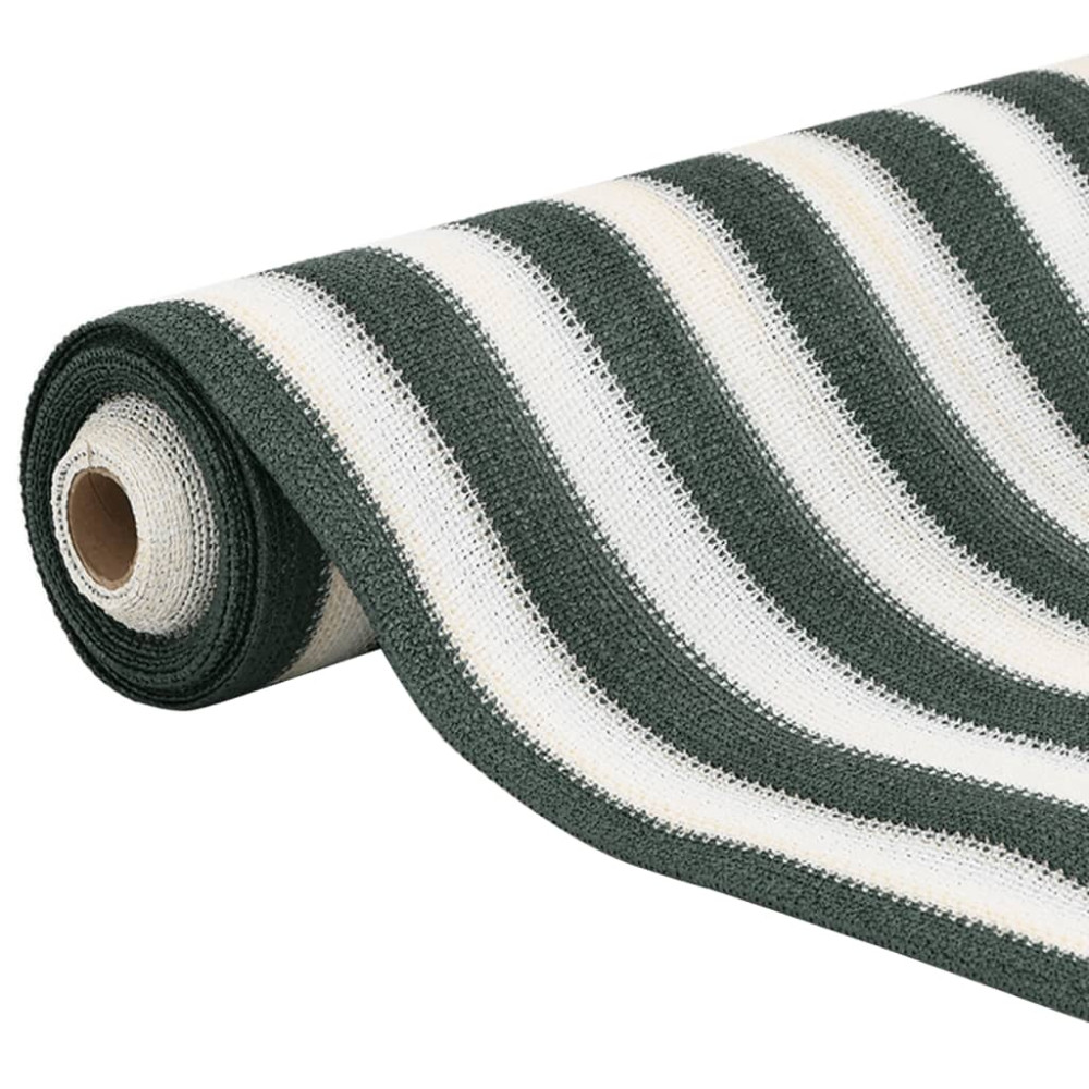 Produktbild för Insynsskyddsnät grön och vit 2x10 m HDPE 195 g/m²