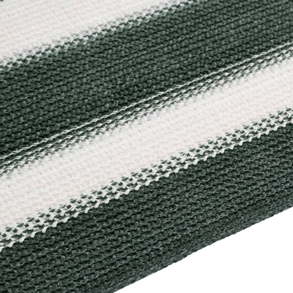 Produktbild för Insynsskyddsnät grön och vit 2x10 m HDPE 195 g/m²
