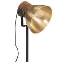 Produktbild för Skrivbordslampa 25 W antik mässing 17x17x50 cm E27