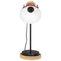 Produktbild för Skrivbordslampa 25 W nött röd 17x17x50 cm E27