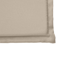 Produktbild för Sittdynor för trädgården 4 st taupe 45x45x2 cm fyrkantig