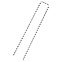 Produktbild för Markpinne U-format 25 st 20x3,5 cm galvaniserat stål