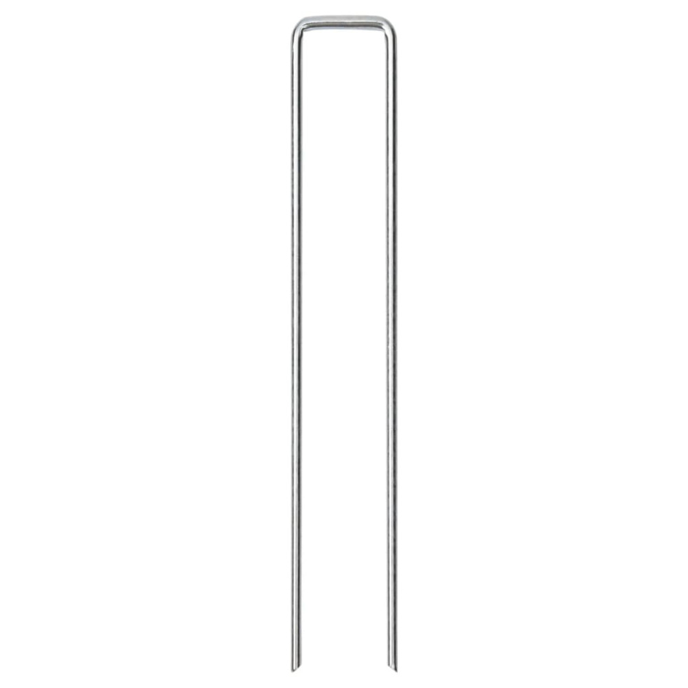 Produktbild för Markpinne U-format 25 st 20x3,5 cm galvaniserat stål