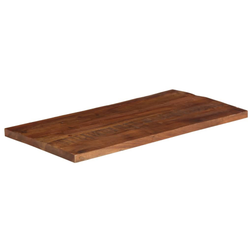 Produktbild för Bordsskiva 120x70x2,5 cm rektangulär massivt återvunnet trä