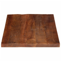Produktbild för Bordsskiva 120x70x2,5 cm rektangulär massivt återvunnet trä