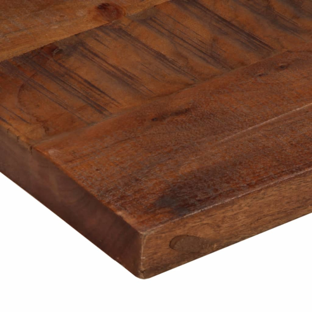 Produktbild för Bordsskiva 120x70x2,5 cm rektangulär massivt återvunnet trä