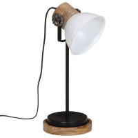 Produktbild för Skrivbordslampa 25 W vit 17x17x50 cm E27