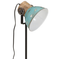 Produktbild för Skrivbordslampa 25 W nött blå 17x17x50 cm E27