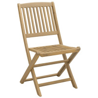 Produktbild för Hopfällbara trädgårdsstolar 6 st 44x50x88cm massivt akaciaträ