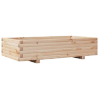 Produktbild för Odlingslåda 110x60x26,5 cm massivt furuträ