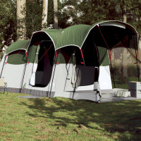 Produktbild för Campingtält tunnel 8 personer grön vattentätt