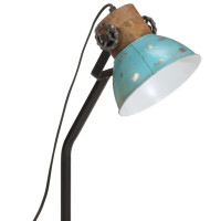 Produktbild för Skrivbordslampa 25 W nött blå 18x18x60 cm E27