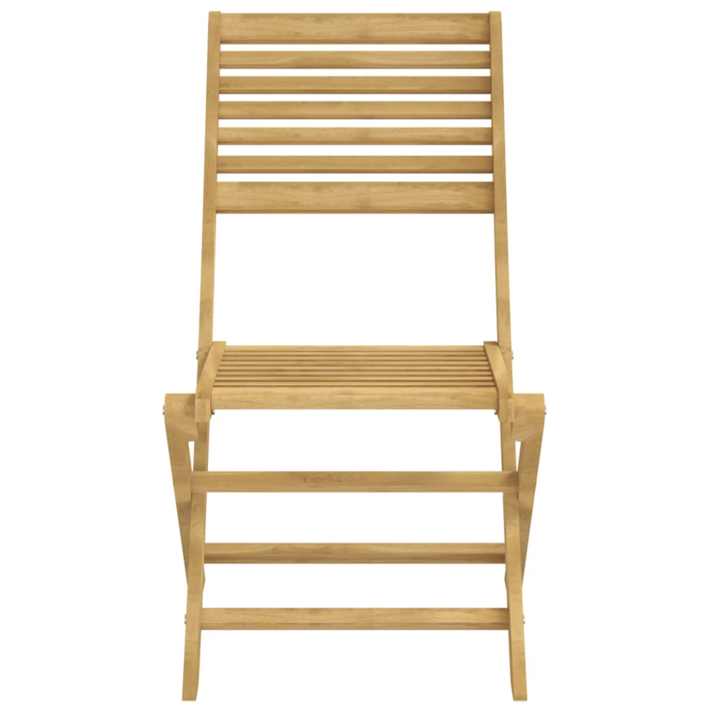 Produktbild för Hopfällbara trädgårdsstolar 6 st 48,5x61,5x87 cm massiv akacia