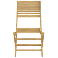 Produktbild för Hopfällbara trädgårdsstolar 6 st 48,5x61,5x87 cm massiv akacia