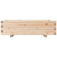 Produktbild för Odlingslåda 90x40x26,5 cm massivt furuträ