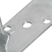 Produktbild för Jordankare 2 st silver 14x6x15 cm galvaniserat stål