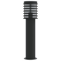 Produktbild för Utomhusgolvlampor 3 st svart 60 cm rostfritt stål