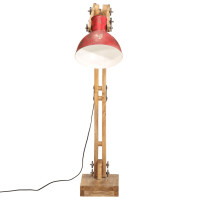 Produktbild för Golvlampa 25 W nött röd 33x25x130-150 cm E27