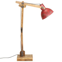 Produktbild för Golvlampa 25 W nött röd 33x25x130-150 cm E27