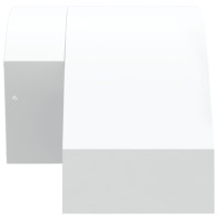 Produktbild för Utomhusvägglampor LED 2 st vit gjuten aluminium