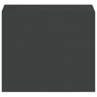 Produktbild för Utomhusvägglampor 2 st svart gjuten aluminium