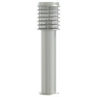 Produktbild för Utomhusgolvlampor 3 st silver 60 cm rostfritt stål