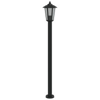 Produktbild för Utomhusgolvlampa svart 120 cm rostfritt stål