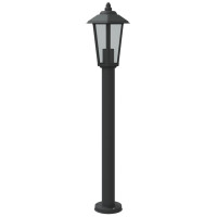 Produktbild för Utomhusgolvlampa svart 80 cm rostfritt stål