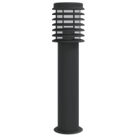 Produktbild för Utomhusgolvlampa svart 60 cm rostfritt stål