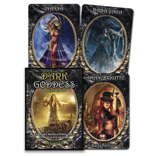 Barbara Meiklejohn-Free & Flavia Kate Pe Dark Goddess Oracle Cards