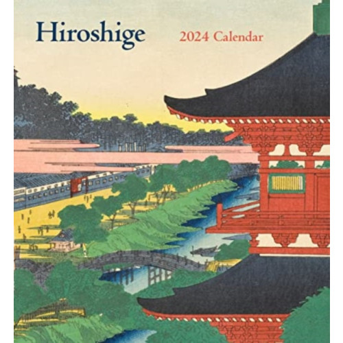 Pomegranate Hiroshige 2024 Wall Calendar (häftad, eng)