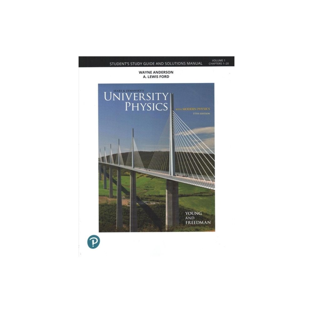 Produktbild för Student Study Guide and Solutions Manual for University Physics, Volume 1 (Chapters 1-20) (häftad, eng)