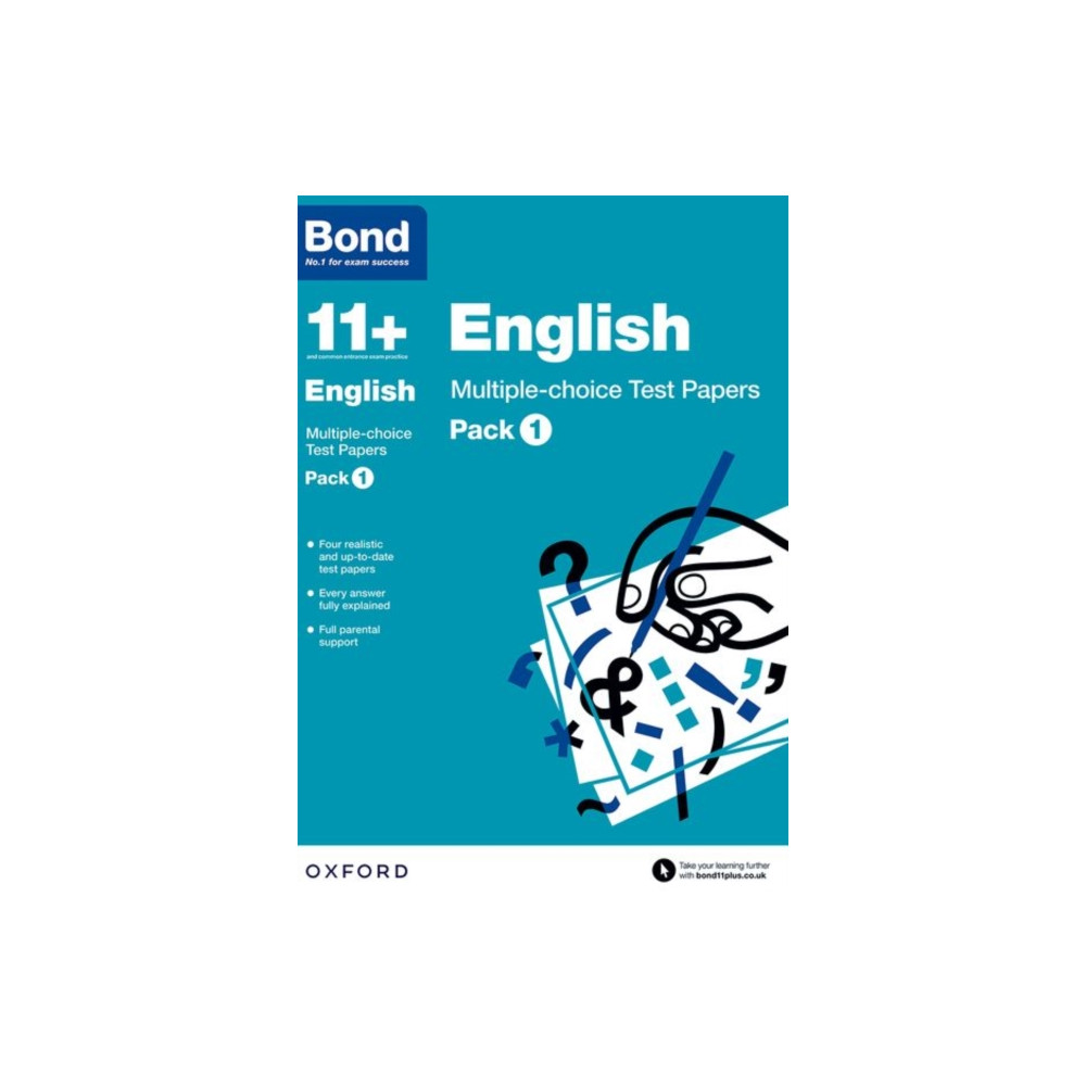 Produktbild för Bond 11+: English: Multiple-choice Test Papers (for GL Assessment & other 11 plus exams) (häftad, eng)