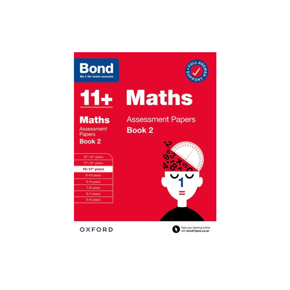 Produktbild för Bond 11+ Maths Assessment Papers 10-11 Years Book 2: For 11+ GL assessment and Entrance Exams (häftad, eng)