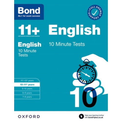 Oxford University Press Bond 11+ 10 Minute Tests English 10-11 years: For 11+ GL assessment and Entrance Exams (häftad, eng)