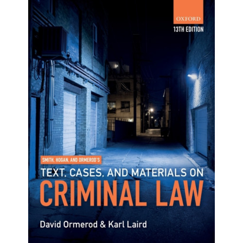 Oxford University Press Smith, Hogan, & Ormerod's Text, Cases, & Materials on Criminal Law (häftad, eng)