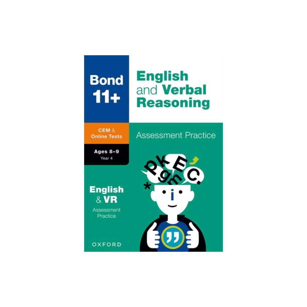 Produktbild för Bond 11+ CEM English & Verbal Reasoning Assessment Papers 8-9 Years (now Cambridge Select Insight) (häftad, eng)