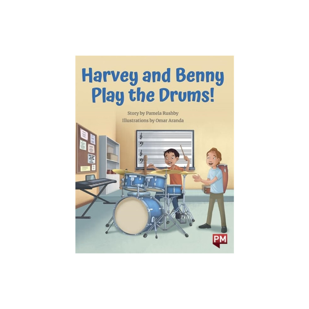 Produktbild för HARVEY & BENNY PLAY THE DRUMS (häftad, eng)