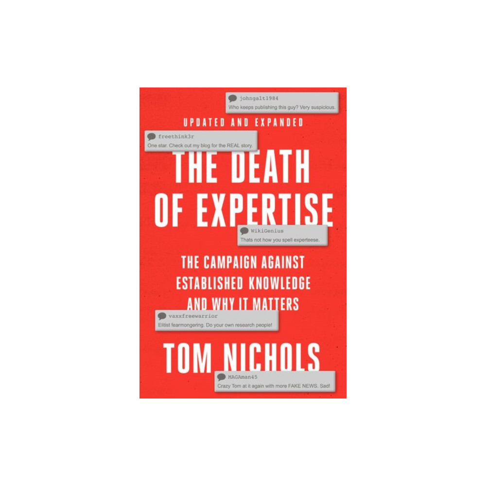 Produktbild för The Death of Expertise (häftad, eng)