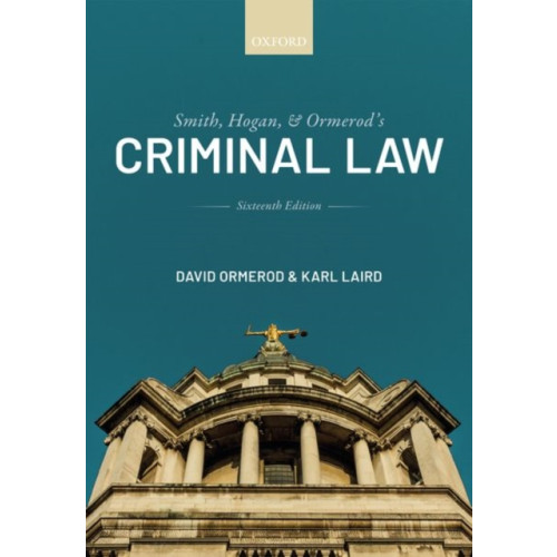 Oxford University Press Smith, Hogan, and Ormerod's Criminal Law (häftad, eng)