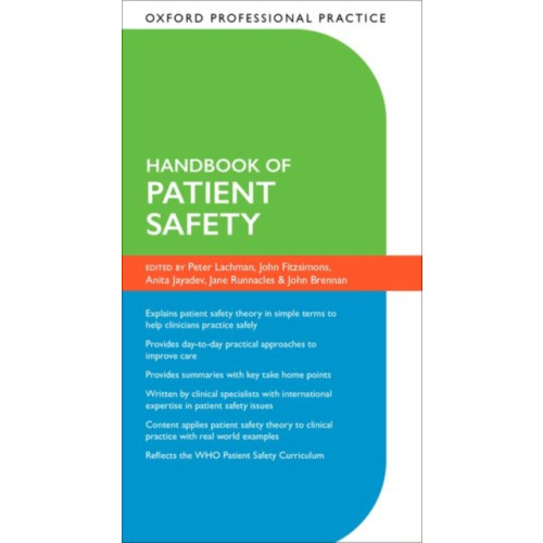 Oxford University Press Oxford Professional Practice: Handbook of Patient Safety (häftad, eng)