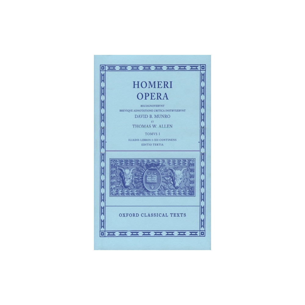 Produktbild för Homer Vol. I. Iliad (Books I-XII) (inbunden, eng)