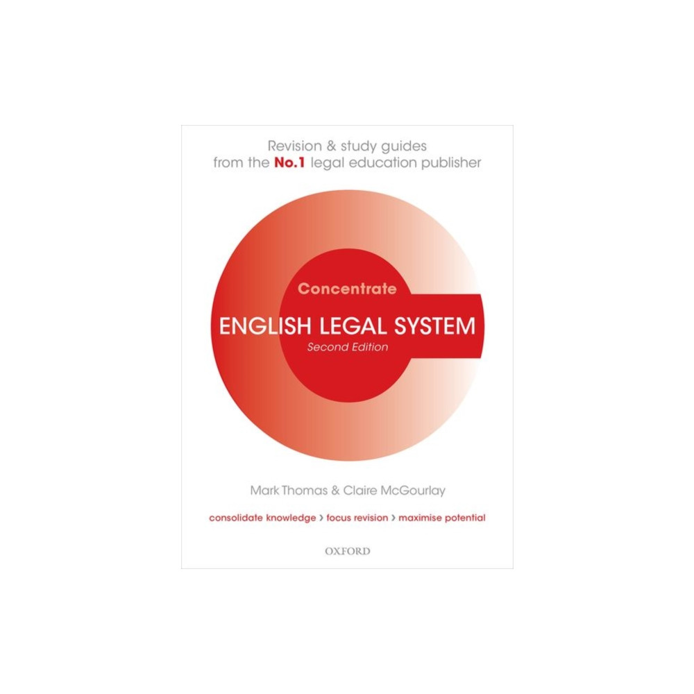 Produktbild för English Legal System Concentrate (häftad, eng)