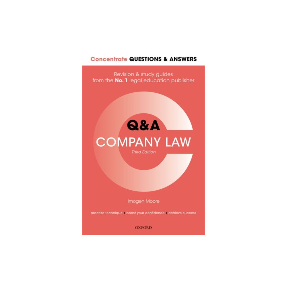 Produktbild för Concentrate Questions and Answers Company Law (häftad, eng)