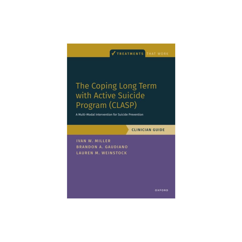 Produktbild för The Coping Long Term with Active Suicide Program (CLASP) (häftad, eng)